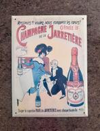 Art Nouveau / Jugendstil champagne reclameborden, Ophalen of Verzenden, Zo goed als nieuw, Reclamebord