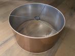 Grote lampenkap in kleur brons , nieuw . diameter 50 cm, Ophalen, Overige kleuren, 25 tot 50 cm, Rond