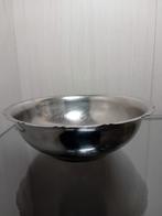 Grote Vintage Gero Zilmeta Schaal RVS - 21 cm Diameter, Overige materialen, Gebruikt, Schaal, Rond