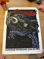 Pearl Jam poster Pinkpop 2018, Gebruikt, Rechthoekig Staand, Ophalen, Muziek