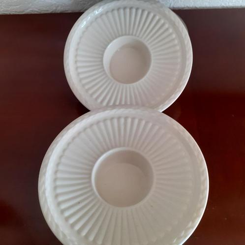 Wedgwood EDME 2  Puntgave waxinelicht houders, Huis en Inrichting, Woonaccessoires | Kandelaars en Kaarsen, Zo goed als nieuw