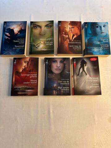 7 boeken Thrillers Harlequin - +Rose Serie 14 verhalen set! beschikbaar voor biedingen