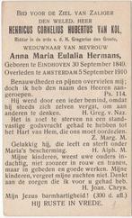 Henricus C.H. van Kol 1849 Eindhoven + 1910 Amsterdam, 60 jr, Verzenden