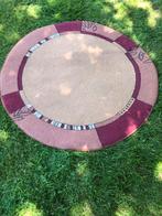 Ronde vloerkleed roze diameter 130 cm voor maar 25 euro oph, Rond, Ophalen of Verzenden, Zo goed als nieuw, Bruin