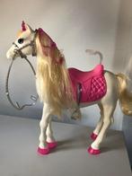 Barbie paard met bewegingen, licht en muziek, Ophalen of Verzenden, Zo goed als nieuw, Barbie