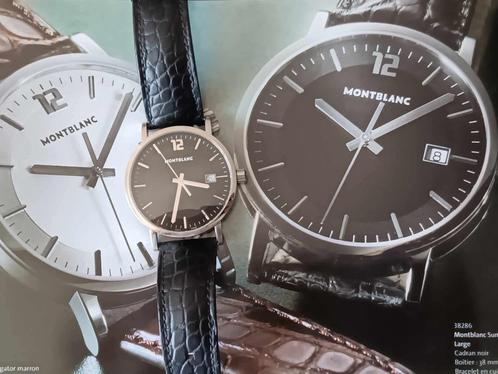 Montblanc Summit Black Dial Quartz Men's Watch 7093 39 mm, Sieraden, Tassen en Uiterlijk, Horloges | Heren, Zo goed als nieuw