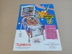 Flyer: Gottlieb Spirit Of 76 (1975) Flipperkast, Verzamelen, Automaten | Flipperkasten, Verzenden, Gebruikt, Mechanisch, Gottlieb