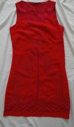 Leuke rood/paarse STEPS jurk, Ophalen, Knielengte, Steps, Maat 34 (XS) of kleiner