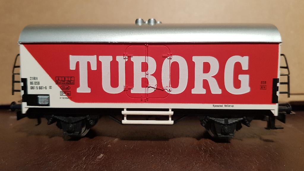 Märklin 4536 koelwagen met opschrift Tuborg, Deens, Wisselstroom, Ophalen of Verzenden, Märklin, Nieuw