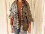 Leuke zomer poncho met mouw. Nieuwstaat., Ophalen of Verzenden, Zo goed als nieuw, Maat 38/40 (M), Grijs