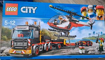 LEGO City 60183 Zware Helikoptertransport - Compleet! beschikbaar voor biedingen