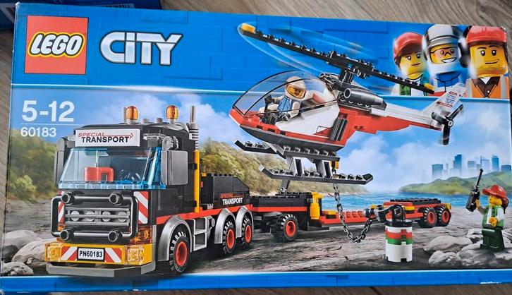 LEGO City 60183 Zware Helikoptertransport - Compleet!, Kinderen en Baby's, Speelgoed | Duplo en Lego, Zo goed als nieuw, Lego