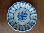 te koop schitterend antiek wandbord met blauwe decoraties, Ophalen of Verzenden