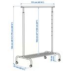 Clothes rack, Ophalen of Verzenden, Met wielen, Zo goed als nieuw