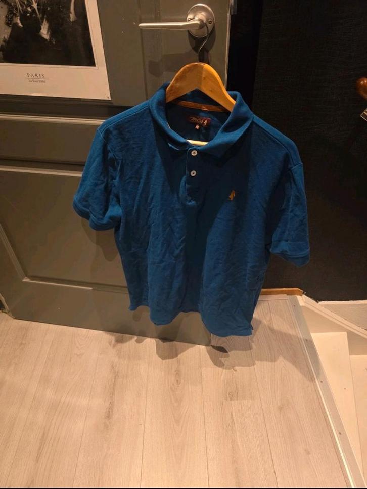 MCS Poloshirt Heren XL/L Blue, Kleding | Heren, Polo's, Zo goed als nieuw, Maat 52/54 (L), Blauw, Ophalen of Verzenden