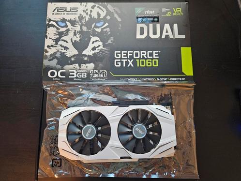 Videokaart ASUS GTX 1060 3gb, Computers en Software, Videokaarten, Zo goed als nieuw, Nvidia, PCI, GDDR5, HDMI, DisplayPort, DVI