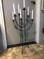 kandelaar, Huis en Inrichting, Woonaccessoires | Kandelaars en Kaarsen, Ophalen, Zwart, Zo goed als nieuw, Metaal