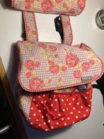 Basil dubbele fietstas kleurrijk, Fietsen en Brommers, Fietsaccessoires | Fietstassen, Ophalen of Verzenden, Gebruikt