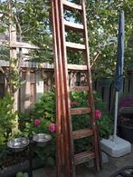 Houten uitschuifbare lader 24 tree, Doe-het-zelf en Verbouw, Ladders en Trappen, Ophalen, Gebruikt, Ladder, Opvouwbaar of Inschuifbaar