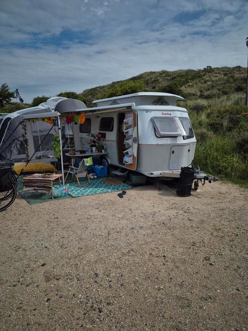 Eriba Touring Troll 540 (2012  vol opties), Caravans en Kamperen, Caravans, Bedrijf, Eriba, Fietsenrek, Kachel, Koelkast, Luifel