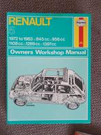 Renault 5  werkplaatsboek 1972-1983, Ophalen of Verzenden, Zo goed als nieuw, Renault