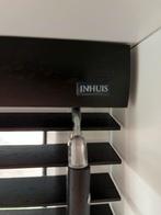 Zwarte houten jaloezieën - 3 stuks, Zo goed als nieuw, 100 tot 150 cm, Zwart, 50 tot 100 cm