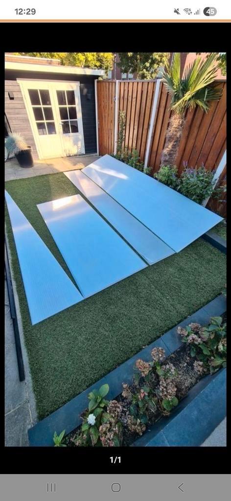 Polycarbonaatplaten helder, Tuin en Terras, Overige Tuin en Terras, Nieuw, Ophalen