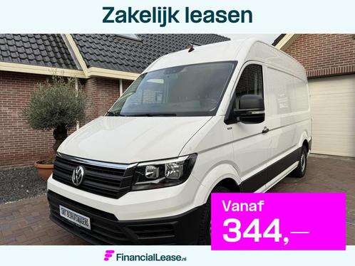 Volkswagen Crafter 35 2.0 TDI L3H3 Highline service bus Sort, Auto's, Bestelauto's, Bedrijf, Lease, Financial lease, ABS, Achteruitrijcamera