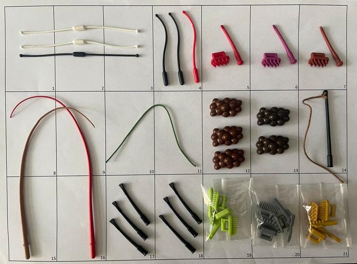 Losse onderdelen paardensets zweep borstel en meer, Kinderen en Baby's, Speelgoed | Playmobil, Los playmobil, Ophalen of Verzenden