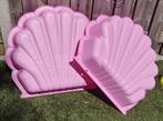 Schelp Zandbak roze 87x78x18cm, Kinderen en Baby's, Speelgoed | Buiten | Zandbakken, Ophalen, Zo goed als nieuw