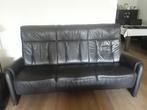 Mooie leren 3 zits bank, Huis en Inrichting, Banken | Bankstellen, Ophalen, Driepersoons, Zo goed als nieuw, Rechte bank