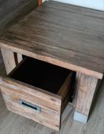 Salontafel van acaciahout, Ophalen, 50 tot 100 cm, Vierkant, 50 tot 100 cm