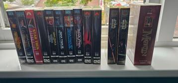 13x videobanden Star Wars / Star Trek / Merlin. Los te koop! beschikbaar voor biedingen