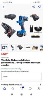 Westfalia 3in1 Gereedschapset - Zonder Accu & Lader, Doe-het-zelf en Verbouw, Ophalen of Verzenden, Nieuw