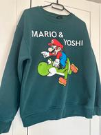 Zara hoodie sweater donkergroen met mario print, Gebruikt, Trui of Vest, Ophalen of Verzenden, Zara