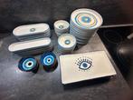 34-delige Servies Set met Nazar Boncuk Design prijs€75, Ophalen of Verzenden, Nieuw