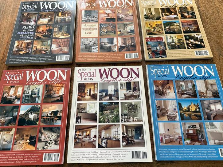 Wonen Engelse Stijl Tijdschriften - Collectie, Boeken, Tijdschriften en Kranten, Gelezen, Overige typen, Ophalen of Verzenden