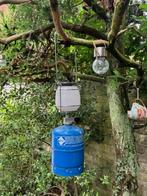 campingaz lamp met gasfles 901, Caravans en Kamperen, Kampeeraccessoires, Ophalen, Gebruikt