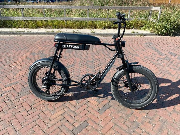Fatbike Phatfour FLS+ - Zo Goed Als Nieuw!, Fietsen en Brommers, Elektrische fietsen, Zo goed als nieuw, Overige merken, 30 tot 50 km per accu
