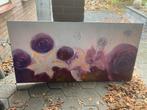 Abstract Schilderij Sabine Kleiren Bloemen, Antiek en Kunst, Ophalen