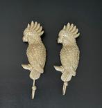 2x kapstokhaak / wandhaak / ophanghaak kaketoe 16x7 cm, Ophalen of Verzenden, Zo goed als nieuw