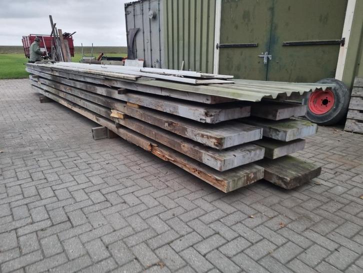 8 Meter Lange BALKEN , voor grote overspanningen, Tuin en Terras, Palen, Balken en Planken, Zo goed als nieuw, Balken, 250 cm of meer