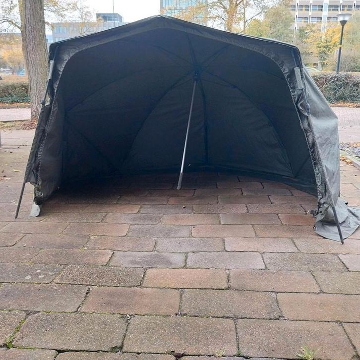 Zgan brolly 1 man, Watersport en Boten, Hengelsport | Karpervissen, Zo goed als nieuw, Overige typen, Ophalen of Verzenden