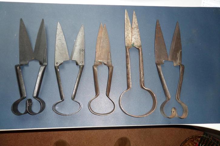 Schapenschaar - 6 modellen cq lengtes, Antiek en Kunst, Antiek | Gereedschap en Instrumenten, Ophalen