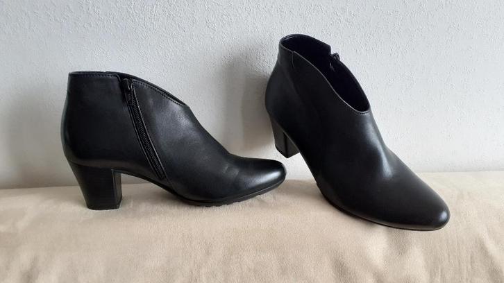 Gabor. Leren enkellaarsjes Comfort H. Zwart. Mt. 4, Kleding | Dames, Schoenen, Zo goed als nieuw, Lage of Enkellaarzen, Zwart