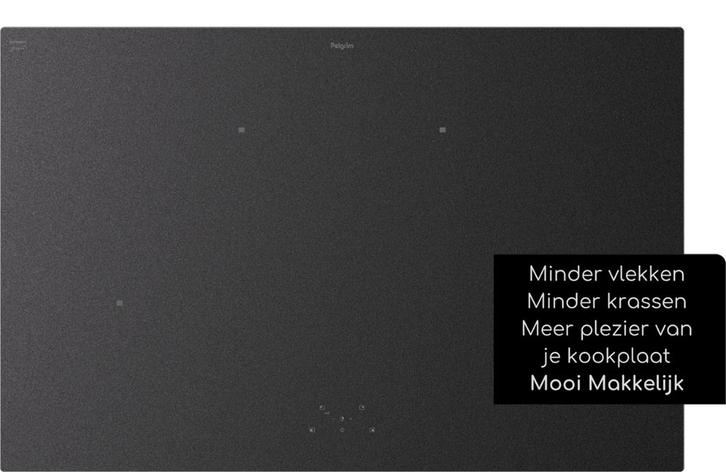Pelgrim IK4184ZS, Inductiekookplaat Zwart Saffier, 80 cm bre, Witgoed en Apparatuur, Kookplaten, Nieuw, Inbouw, Inductie, 4 kookzones