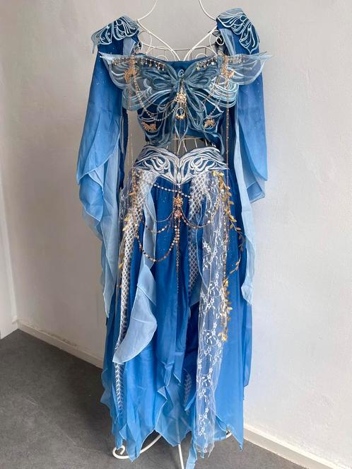 Fairycore, elf butterfly fantasy costume vlinder cosplay S/M, Hobby en Vrije tijd, Kostuums, Theaterbenodigdheden en LARP, Nieuw