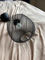 Zwarte metalen hanglamp, Huis en Inrichting, Ophalen, Zo goed als nieuw, Metaal, Minder dan 50 cm