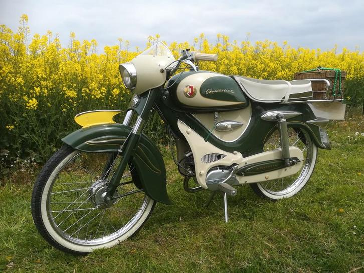 Unieke Juncker Quickstaart Bromfiets in Concourstaat!, Fietsen en Brommers, Brommers | Oldtimers, Overige merken, Ophalen