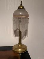 Vintage Tafellamp met Glazen Kralen, Ophalen of Verzenden, Gebruikt, Glas, Minder dan 100 cm